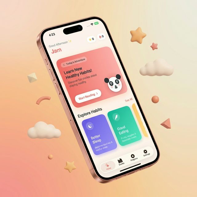 LittleHabits App Interface